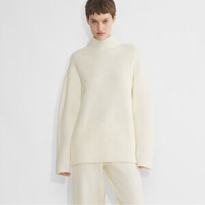 NWOT Aritzia The Group Kerez Merino Wool Turtleneck in Birch XS